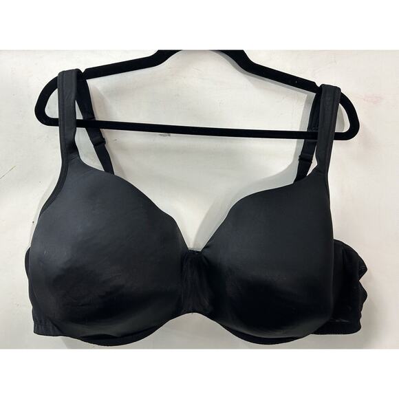 Serenada Full Coverage Wireless Black‎ Bra Size 50DD Sexy - Picture 1 of 10
